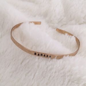 Jewelry - NEW ‘BADASS’ 14k Gold Hammered Cuff Jewelry - NEW ‘BADASS’ 14k Gold Hammered Cuff